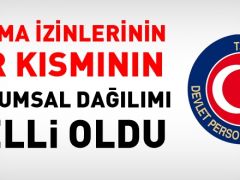 5 bin adetlik atama izninin bir kısmının kurumsal dağılımı açıklandı