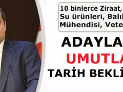 Tarım Bakanlığı memur adayları tarih bekliyor