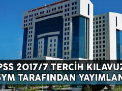 KPSS 2017/7 tercih kılavuzu yayımlandı