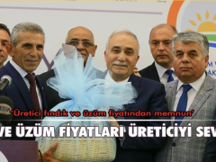 ‘Üretici fındık ve üzüm fiyatından memnun’